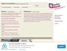 Tablet Screenshot of linkotheek.nl